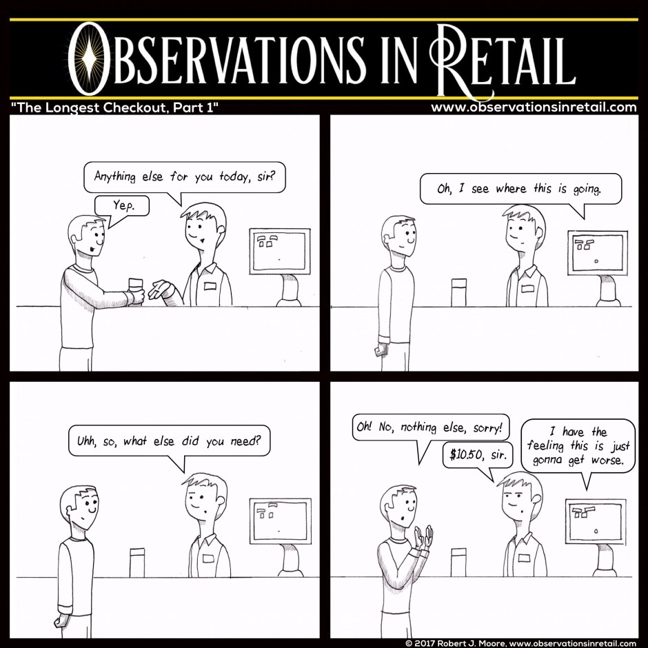 The Longest Checkout, Part 1 (Completed)