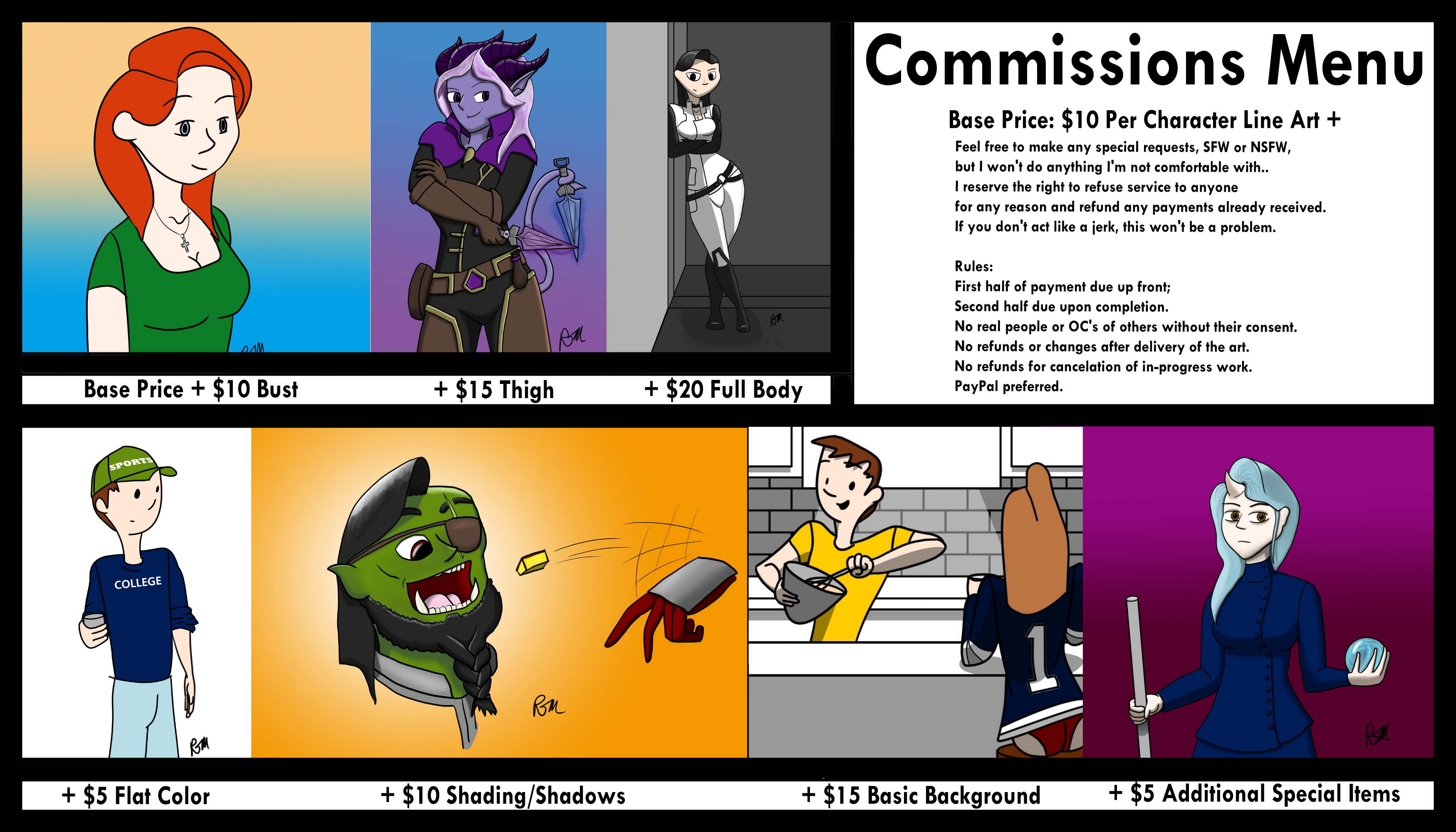Commissions Open; or, Come Buy Some Art | KEYHOLDERS